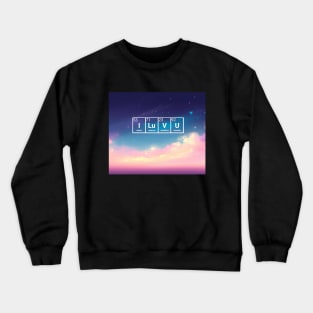 Atomic galaxy love Crewneck Sweatshirt